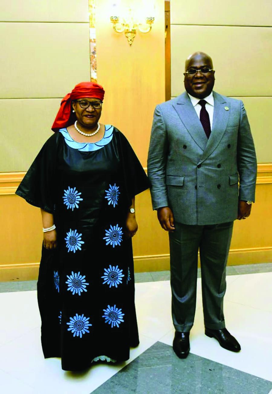 Mdm. Malangu Kabedi Mbuyi & S.E Felix Antoine Tshisekedi